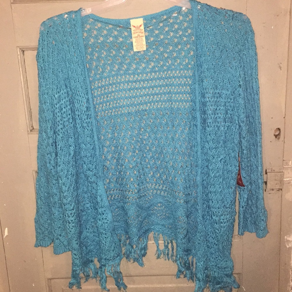 Plus sized BOHO cardigan